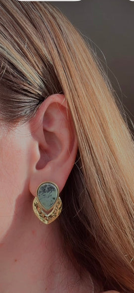 Habana Paris Turquoise Drop Earrings - 0