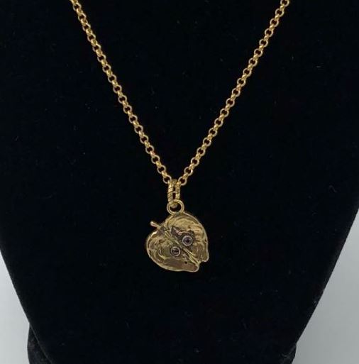 Alcozer Apple Pendant Short Necklace