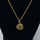 Alcozer Apple Pendant Short Necklace-1