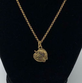 Alcozer Apple Pendant Short Necklace