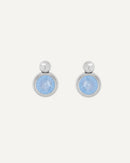 Vidda Light Blue Crystal Studs-3