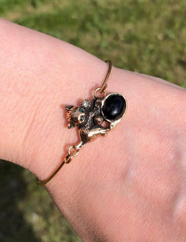 Alcozer Onyx Cat Bracelet - 0