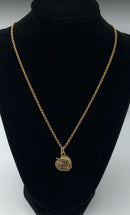 Alcozer Apple Pendant Short Necklace-3