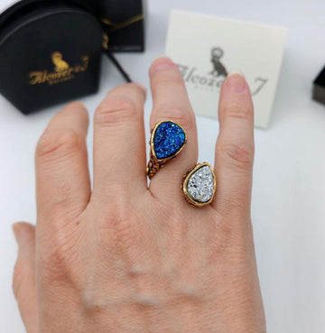 Alcozer Druzy Ring - 0