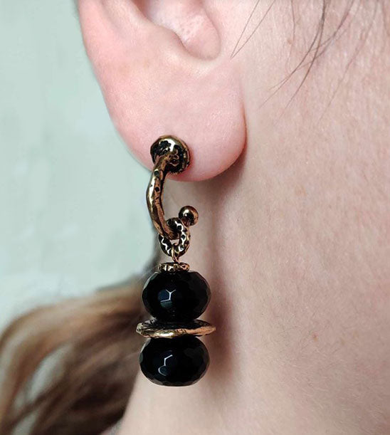onyx earrings