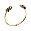 Alcozer Elephant Cuff Bracelet With Garnets-2