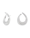 silver hoops for women