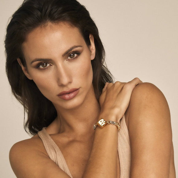 Vidda Two-tone Cube Bracelet