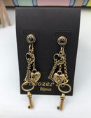 Alcozer Keys Earrings For Women-2