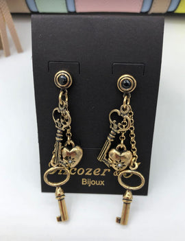Alcozer Keys Earrings For Women - 0