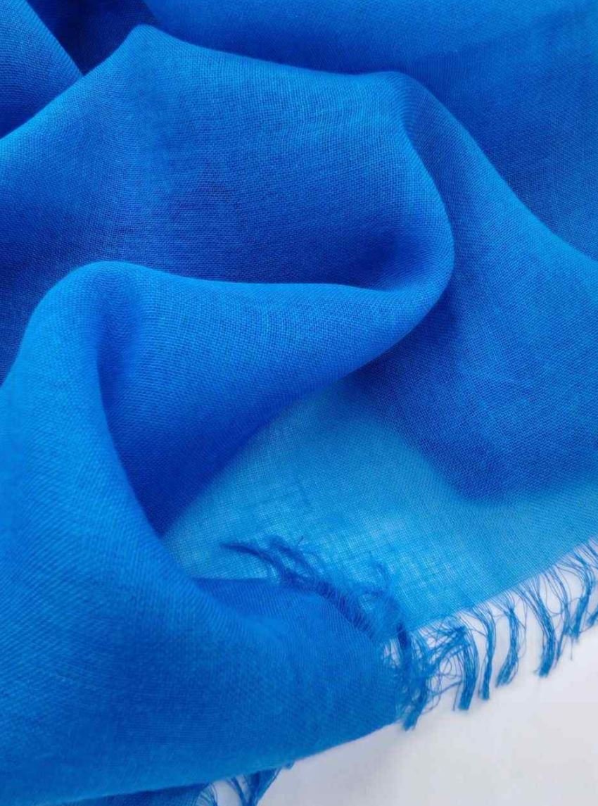 Bright Blue Lightweight Scarf