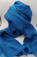 Blue Linen Scarf-4