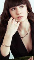 Alcozer Pearls Cuff Bracelet | Handmade Italian Jewelry-2