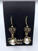 retro style earrings