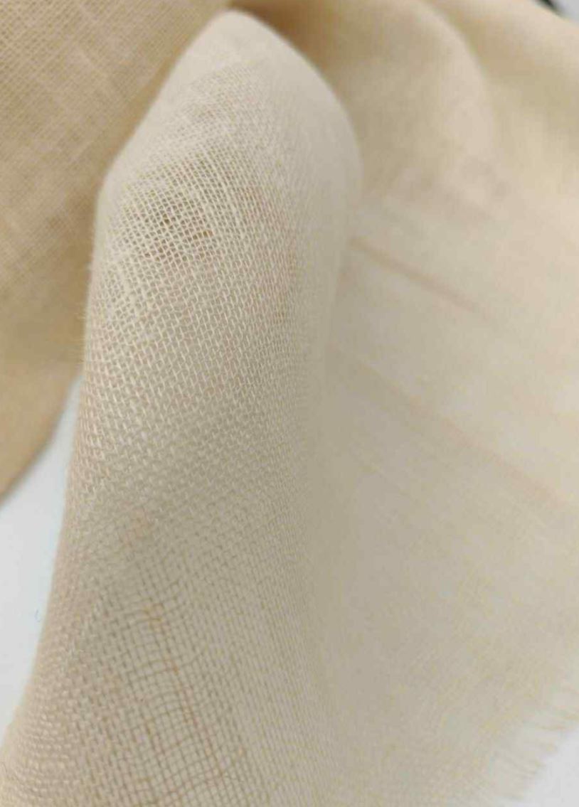 Beige Linen Scarf