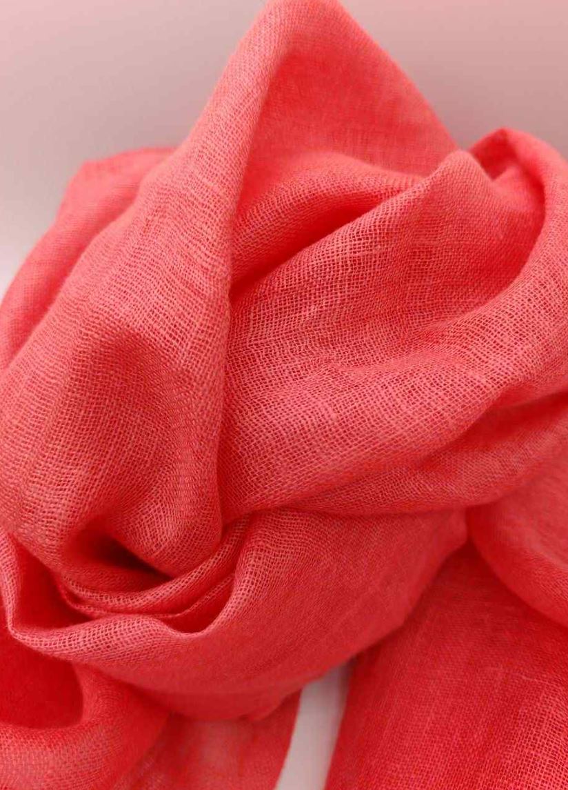 long linen scarf