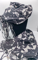 tassels winter scarf