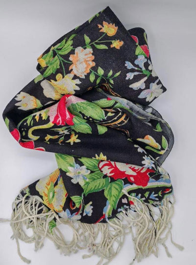 floral print scarf