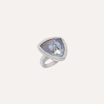Vidda Triangle Crystal Ring