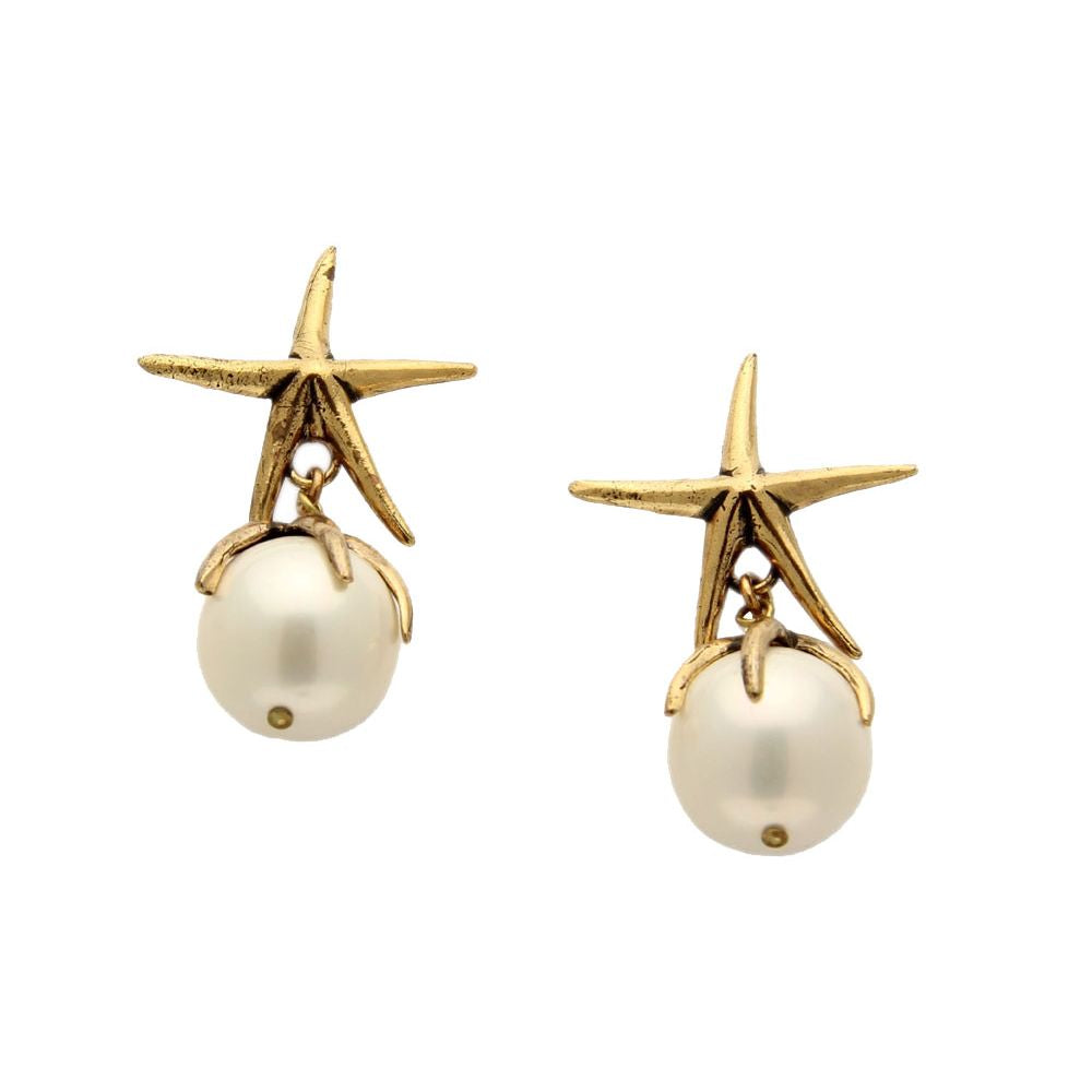 large starfish earrings