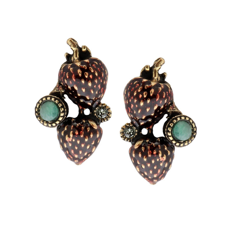 earrings strawberry