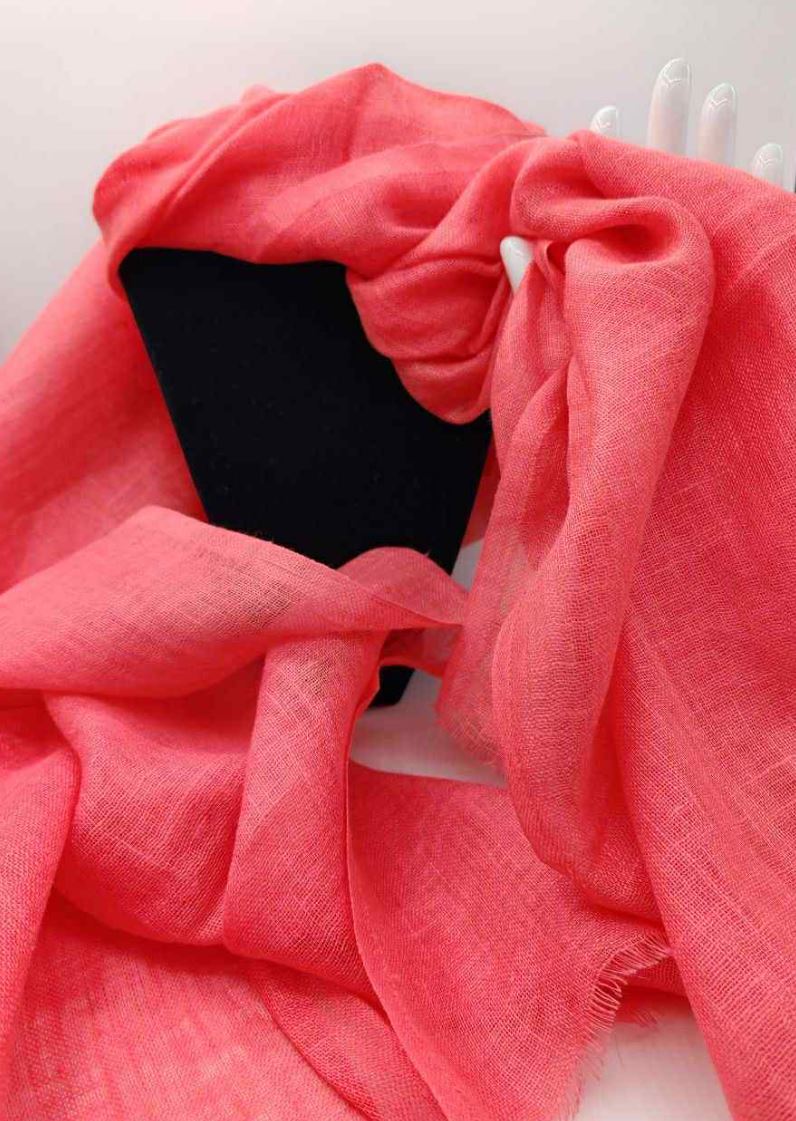 linen spring scarf