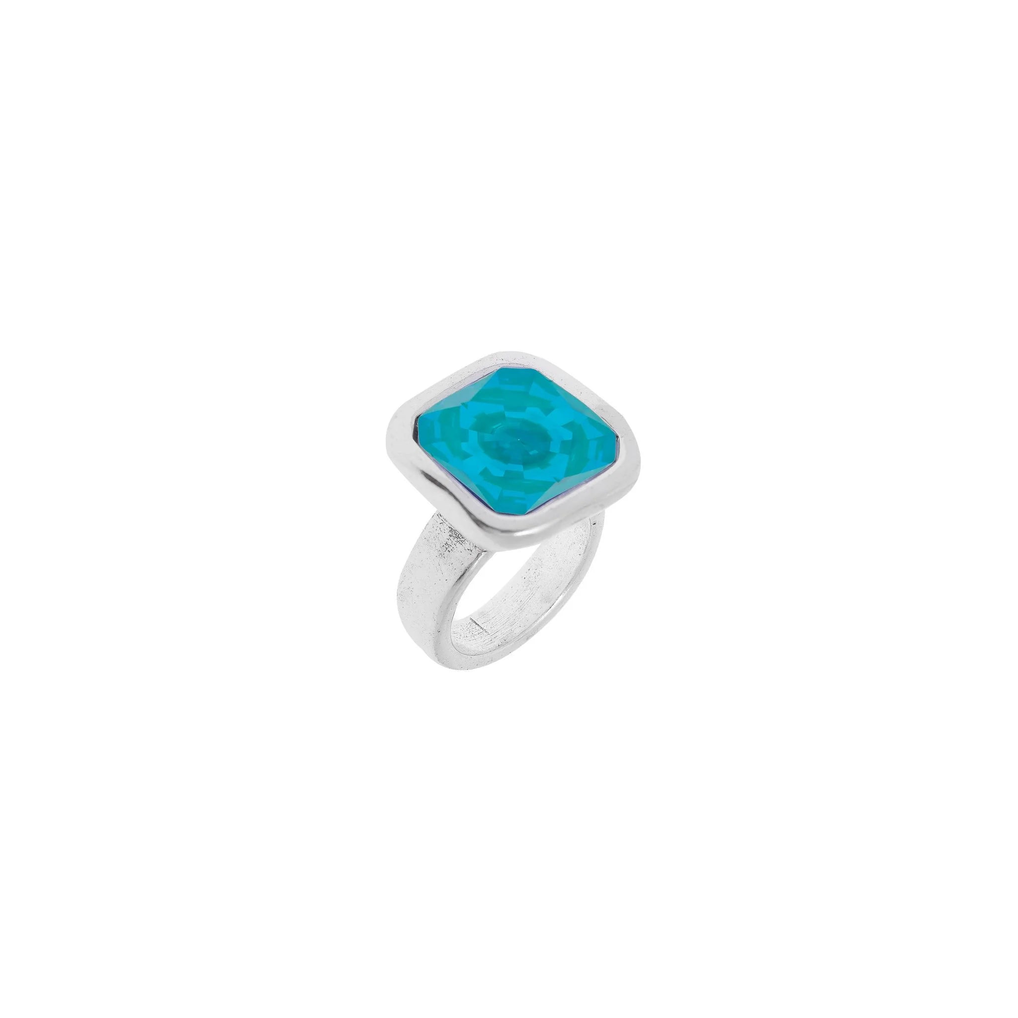 Vidda Square Crystal Ring | JOYasForYou