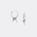 knot simple twist hoop earrings - JOYasForYou