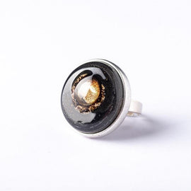 metal ring black - JOYasForYou