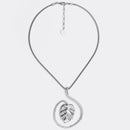 monstera leaf with vine pendant - JOYasForYou