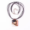 coba necklace pink black - JOYasForYou