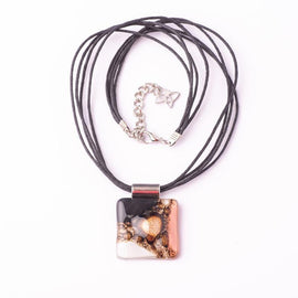 coba necklace pink black - JOYasForYou