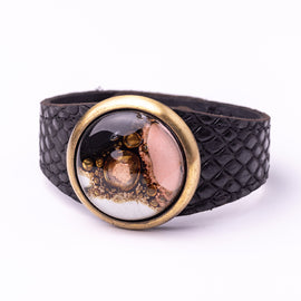 paris bracelet black pink