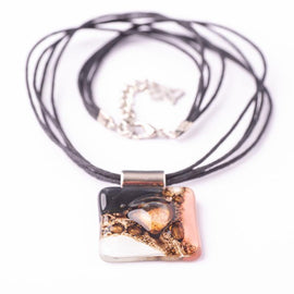 coba necklace pink black - JOYasForYou