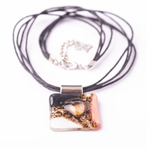 coba necklace pink black - JOYasForYou