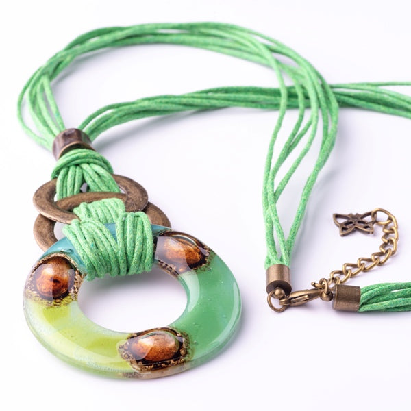 ziggy necklace green - 0