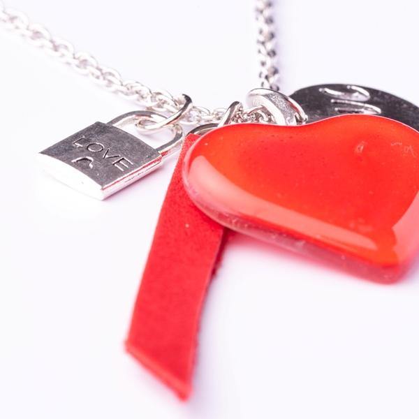 amour chain necklace red - JOYasForYou