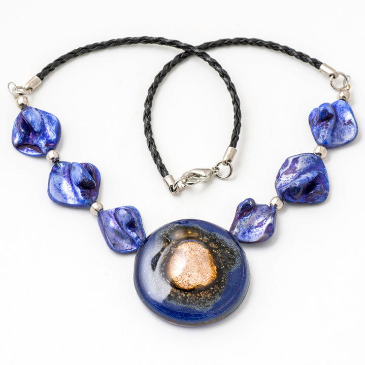 nacar necklace blue - 0