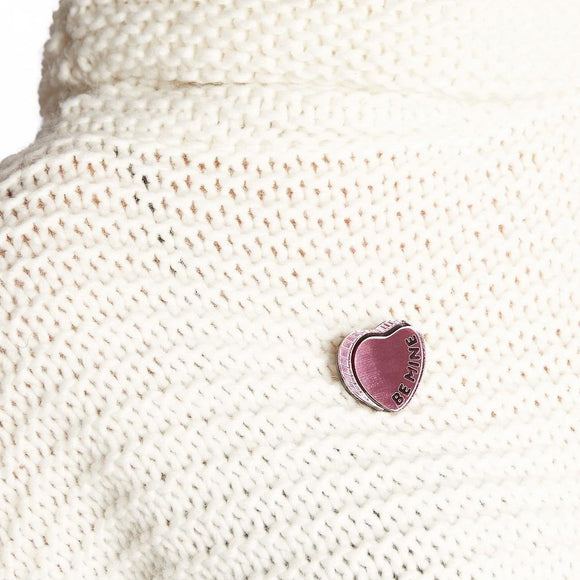 be mine heart brooch pink - JOYasForYou