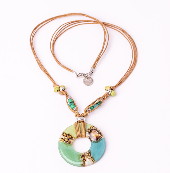 cristalida ischia necklace apple green - JOYasForYou