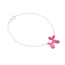 balloon dog necklace pink - JOYasForYou