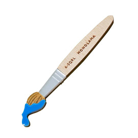 brooch paint brush blue - JOYasForYou