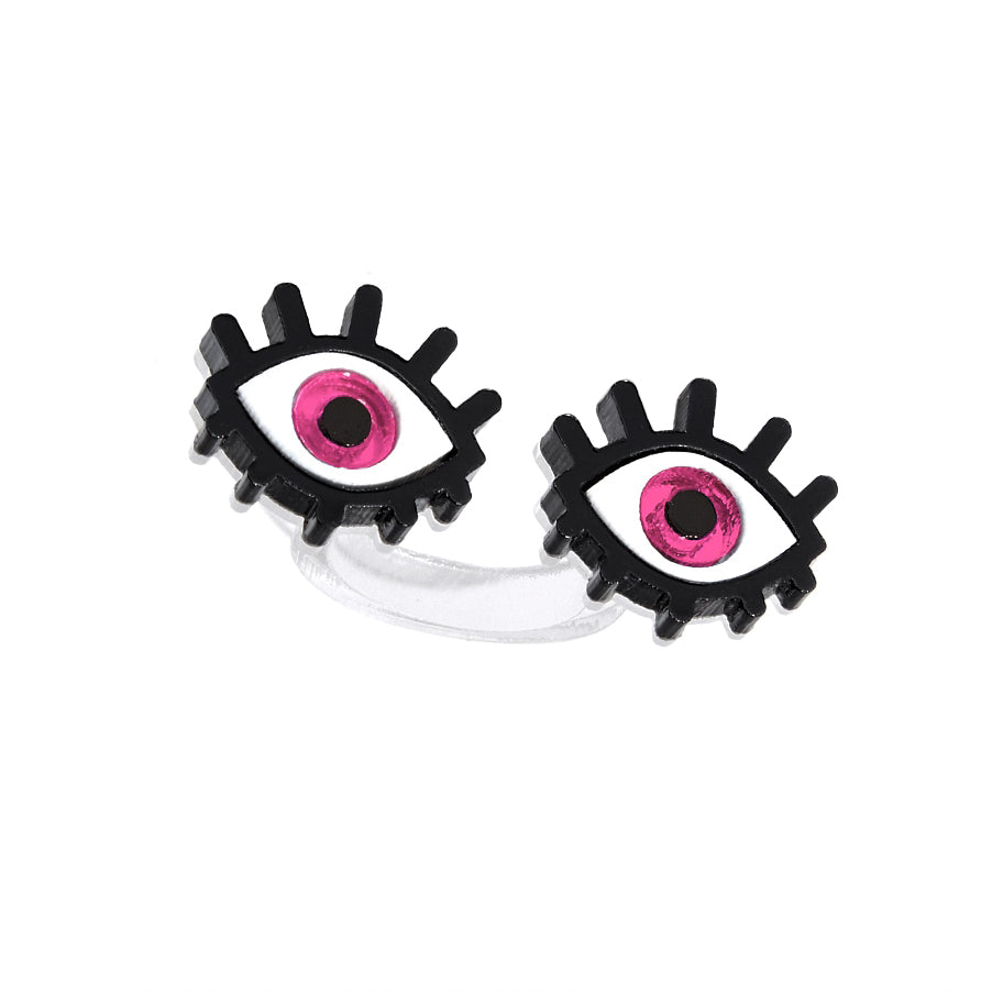 ring eyes pink