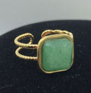Habana Paris Adjustable Amazonite Ring-2