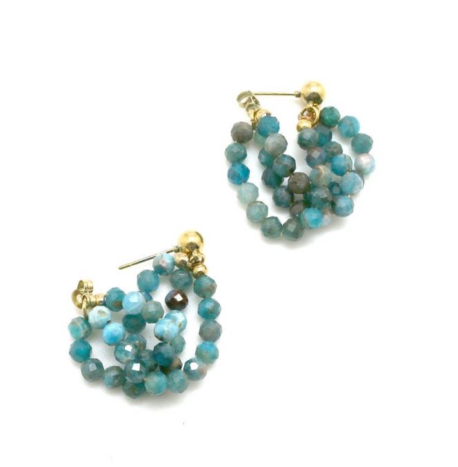 Habana Paris Blue Apatite Earrings