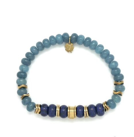 Habana Paris Blue Apatite Elastic Bracelet