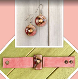 burgundy jewelry sets