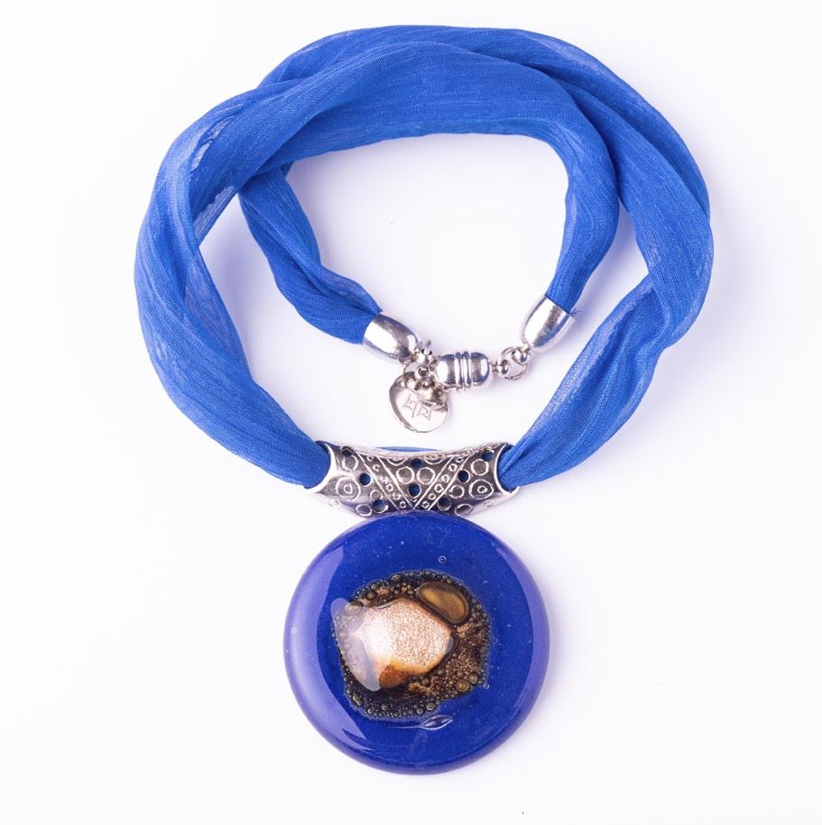 Cristalida Athenas Blue Fashion Necklace For Women