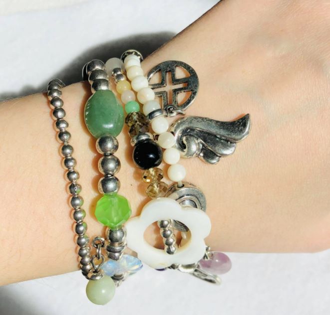 Moon C Charm Bracelet For Women / Boho Style - 0