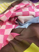 Chic Silk Georgette Long Scarf | Versatile Fashion Accessory-6